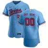 Minnesota Twins Custom Name Number Alternate Baseball Jersey Blue