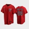 Minnesota Twins Custom Name Number Alternate Coolbase Jersey Red