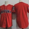 NCAA Arizona Wildcats Movie Baseball Jersey Red