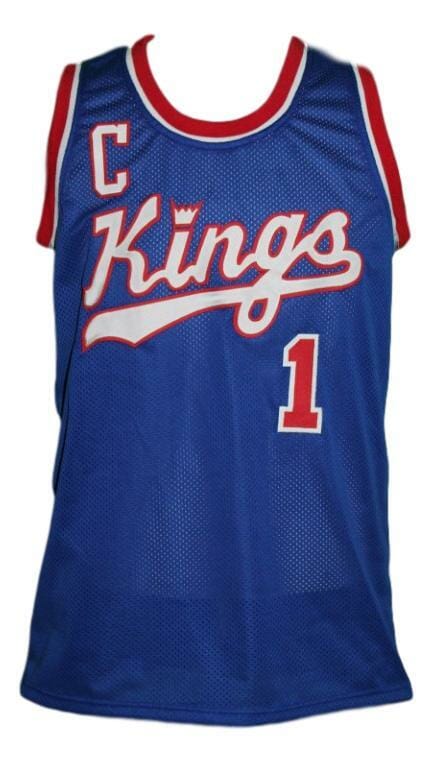 Nate Archibald #1 Cincinnati Royals Kings Basketball Jersey Blue - Image 2