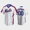 New York Mets Custom Name Number Cooperstown Baseball Jersey White