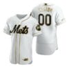 New York Mets Custom Name Number Flexbase Baseball Jersey White