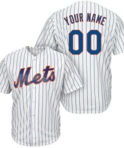 New York Mets Customizable Pro Style Baseball Jersey White