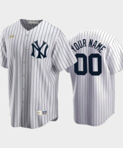 New York Yankees Custom Name Number Coolbase Baseball Jersey White