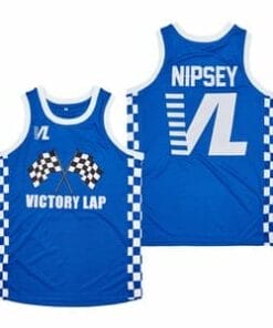 Nipsey Hussle Victory Lap Blue Basketball Jersey