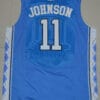 North Carolina Tar Heels #11 Brice Johnson NCAA Basketball Jersey Blue