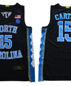 North Carolina Tar Heels #15 Carter NCAA Basketball Jersey Black