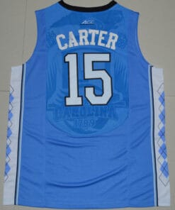 North Carolina Tar Heels #15 Vince Carter NCAA Basketball Jersey Blue