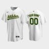Oakland Athletics Custom Name Number Baseball White Home Jersey