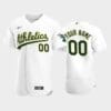 Oakland Athletics Custom Name Number Home Flexbase Jersey White