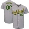Oakland Athletics Customizable Pro Style Baseball Jersey Style 5