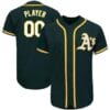 Oakland Athletics Customizable Pro Style Baseball Jersey Style 7