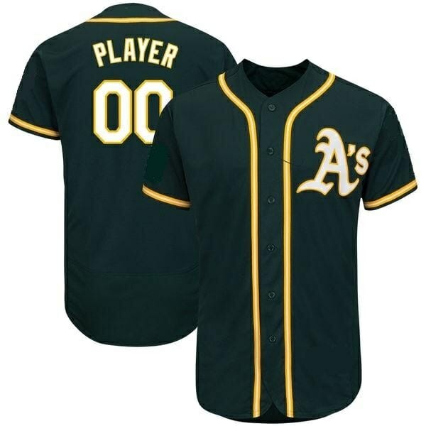 Oakland Athletics Customizable Pro Style Baseball Jersey Style 7