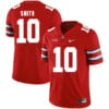 Ohio State Buckeyes #10 Troy Smith Football Jersey Red