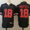Ohio State Buckeyes #18 Martell College Football Jersey Black