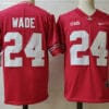 Ohio State Buckeyes #24 Wade College Football Jersey Red