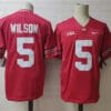 Ohio State Buckeyes #5 Wilson College Football Jersey Red
