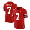 Ohio State Buckeyes #7 CJ Stroud Jersey College Football Red