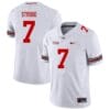 Ohio State Buckeyes #7 CJ Stroud Jersey White NCAA College Football