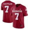 Oklahoma Sooners #7 Spencer Rattler NCAA College Football Jersey Red