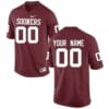 Oklahoma Sooners Custom Jersey Red College Football