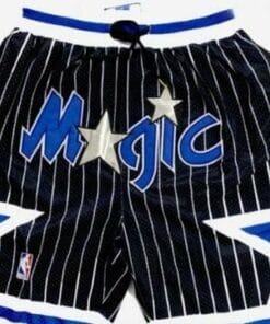 Orlando Magic Shorts Black JUST DON Shorts