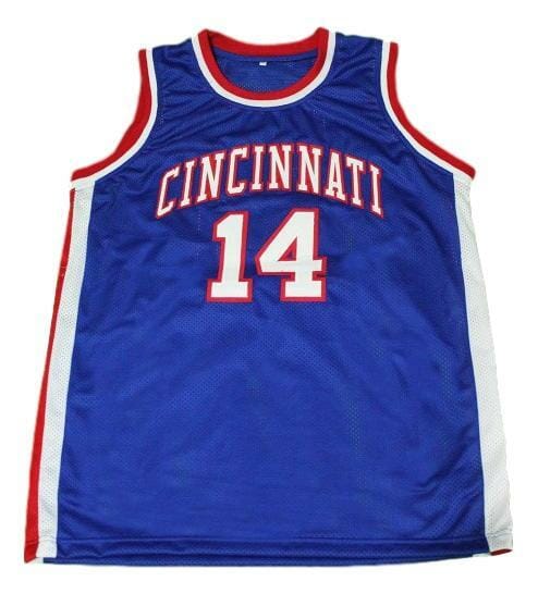 Oscar Robertson #14 Cincinnati Basketball Jersey Sewn Blue - Image 2