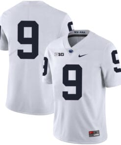 Penn State Nittany Lions #9 Trace McSorley Football Jersey No Name White