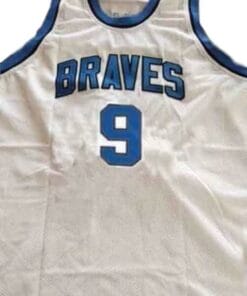 Alternative view of Randy Smith #9 Buffalo Braves Aba Basketball Jersey Sewn White
