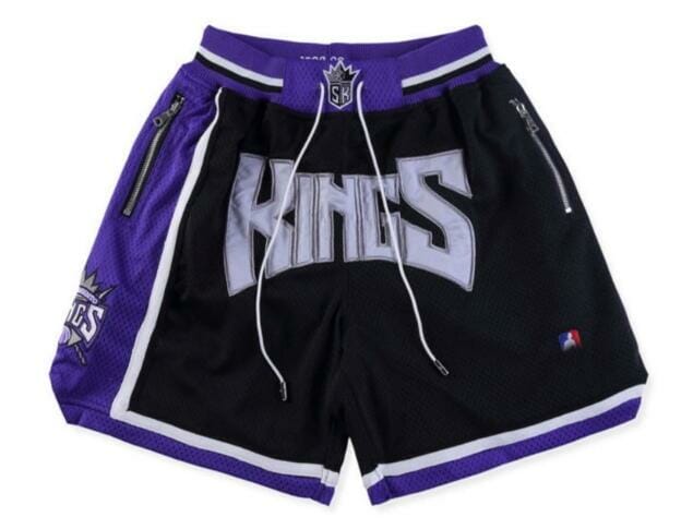 Sacramento Kings Basketball Black Just Don Shorts