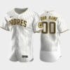San Diego Padres Custom Name Number Home White Baseball Jersey