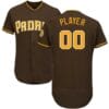 San Diego Padres Customizable Pro Style Baseball Jersey Brown