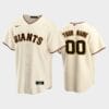 San Francisco Giants Custom Name Number Coolbase Replica Jersey Cream