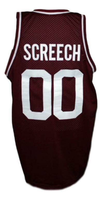 Screech Bayside Saved By The Bell Basketball Jersey Maroon