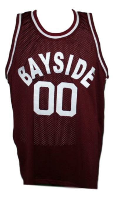 Screech Bayside Saved By The Bell Basketball Jersey Maroon - Image 2