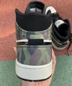 Alternative view of Air Jordan 1 Mid Camo Colorway