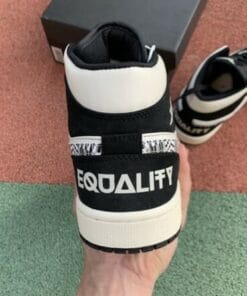 Alternative view of Air Jordan 1 Mid Equality BHM Black Month
