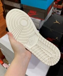 Alternative view of Air Jordan 1 Mid White Grey Powder