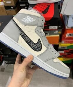 Alternative view of Air Jordan 1 Grey Cream