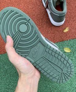 Alternative view of Air Jordan 1 Low Gray Green