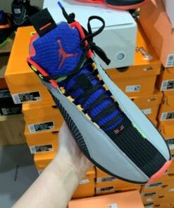 Air Jordan 35 Grey Blue Red