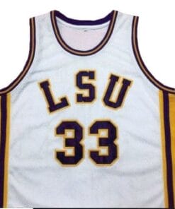 Alternative view of Shaquille O'Neal #33 College Basketball Jersey White