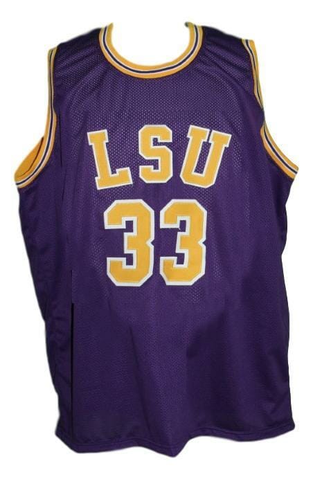 Shaquille O'Neal #33 Custom College Basketball Jersey Purple - Image 2