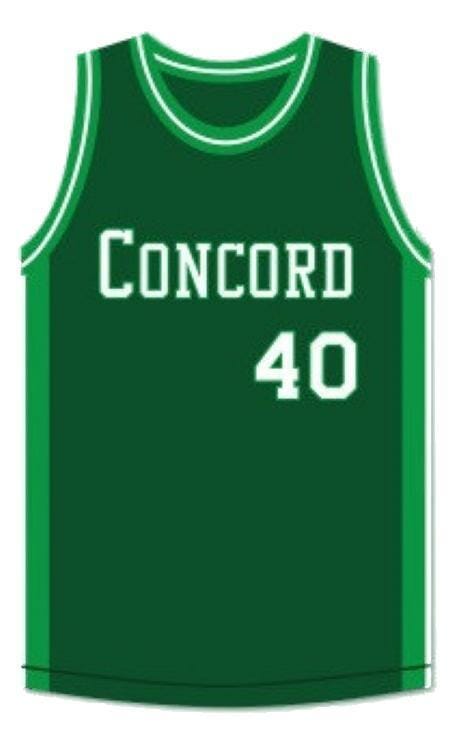 Shawn Kemp Concord High School Basketball Jersey Sewn Green - Image 2