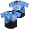 Singer Illenium #3 Baseball Jerseys Diamond Fashion Jerseys Hip Hop