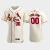 St. Louis Cardinals Custom Name Number Flexbase Baseball Jersey Cream