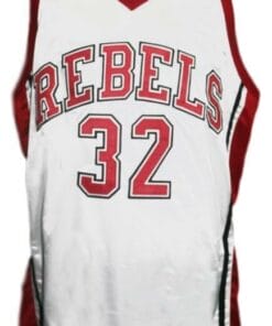 Alternative view of Stacey Augmon #32 College Basketball Jersey Sewn White