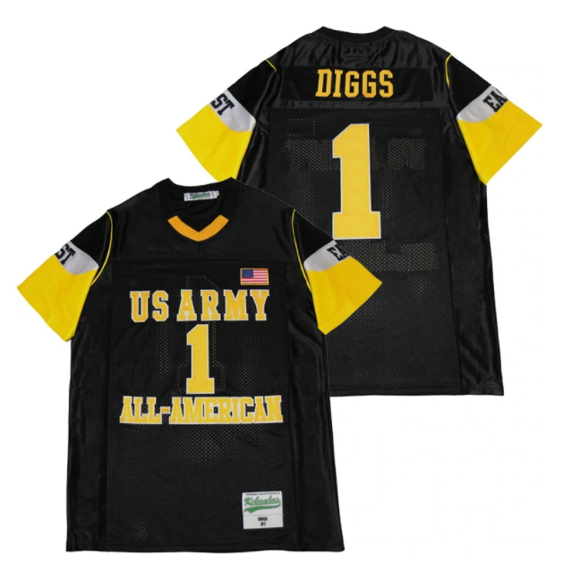 Stefon Diggs #1 U.S.Army All-American Football Jersey