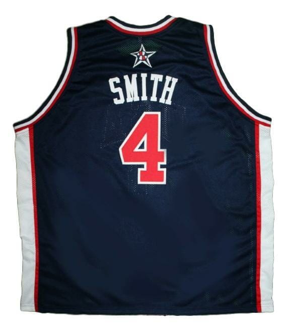 Steve Smith Team USA Basketball Jersey Sewn Navy Blue