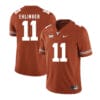 Texas Longhorns #11 Sam Ehlinger College Football Jersey Orange XII Patch